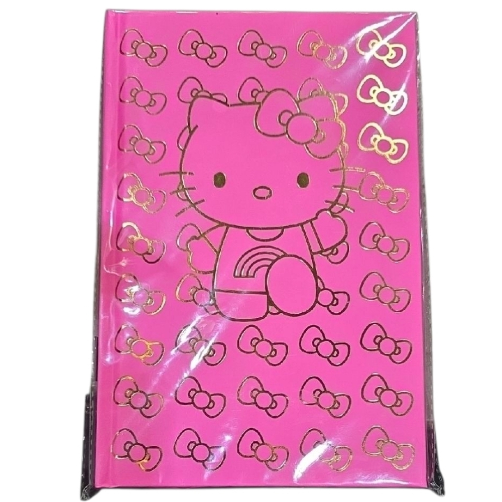Hello Kitty Pink Journal/Planner w/ 87 Sheets & Gold Accents NEW